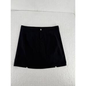 Columbia Black Button Closure Mini Length Comfort Stretch Skirt Womens Size‎ 10